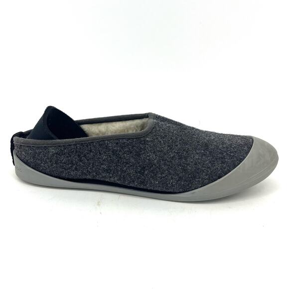 Mahabis Women's 9.5 EU40 Gray Felted Wool Detachable Sole Slip on Slippers - Picture 1 of 7